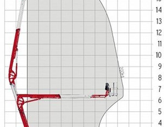 Spider lift 18m - on tracks