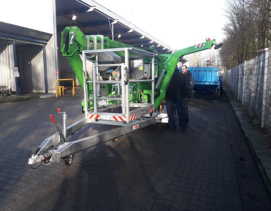 Nacelle araignée 23m - sur chenilles